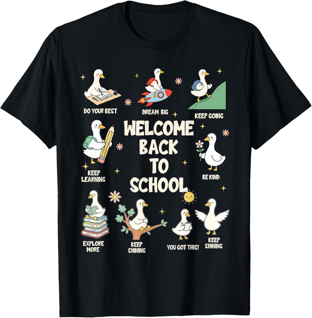 Welcome Back to School First Day of School 1st Teacher Boy unisex T-Shirt