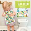1 Set Cartoon Dinosaur Girls Potty Training Chart Toddler Potty Training Sticker Chart For Girls Potty Training