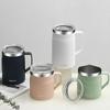 with Lid Water Cup 304 Stainless Steel Drinkware Household Couple Tumbler