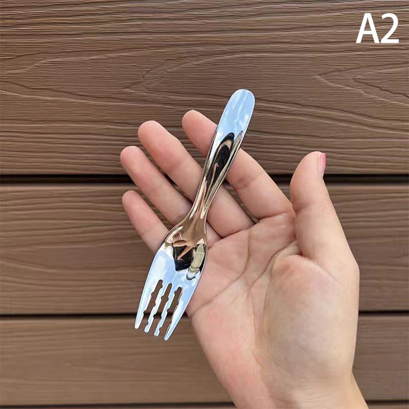 Круглая ложка из нержавеющей стали, сетка, красная, золотистая, для ужина, с длинной ручкой, десертные ложки для перемешивания, кухонные аксессуары, гаджеты