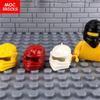 50 шт./лот MOC Кирпичи Шлем Ниндзя Головные Уборы Аксессуары DIY Компонент Фигурки Конструктор Игрушки Идеально Для Детских Кукол