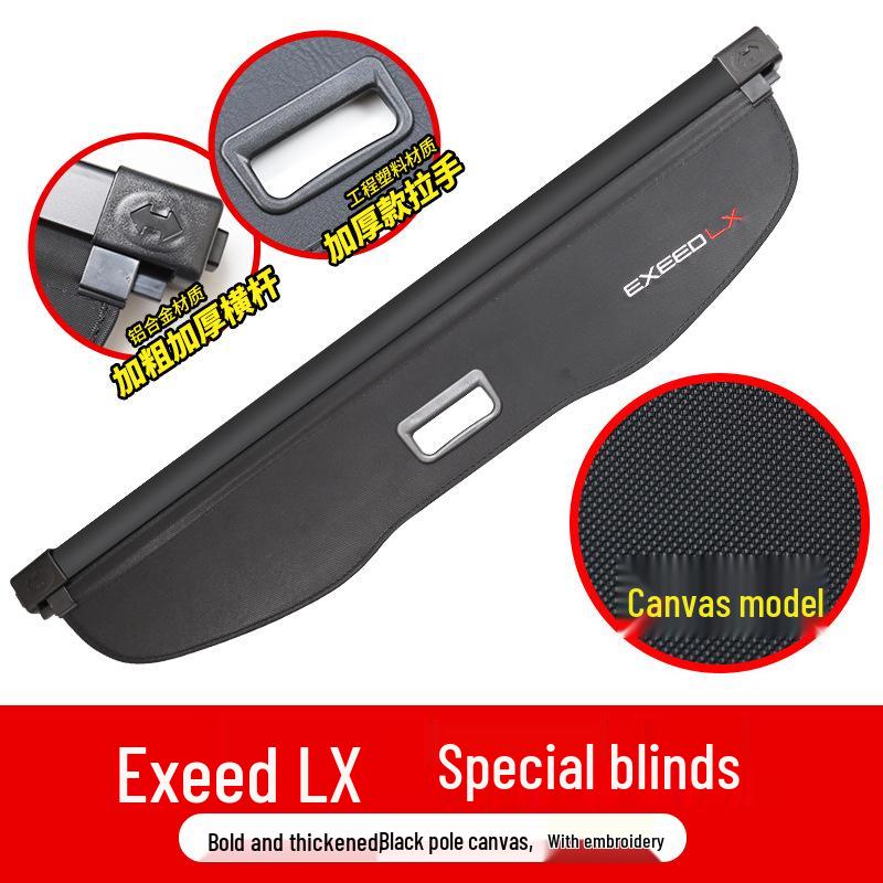 Exeed LX Trunk Cover & TXL Sunshade Rear Storage Partition