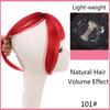 LUPU Women's Synthetic Hair Bangs 3D Bangs Clip In Hair Extensions Heat Resistant Hair Pieces Accessories False Hair