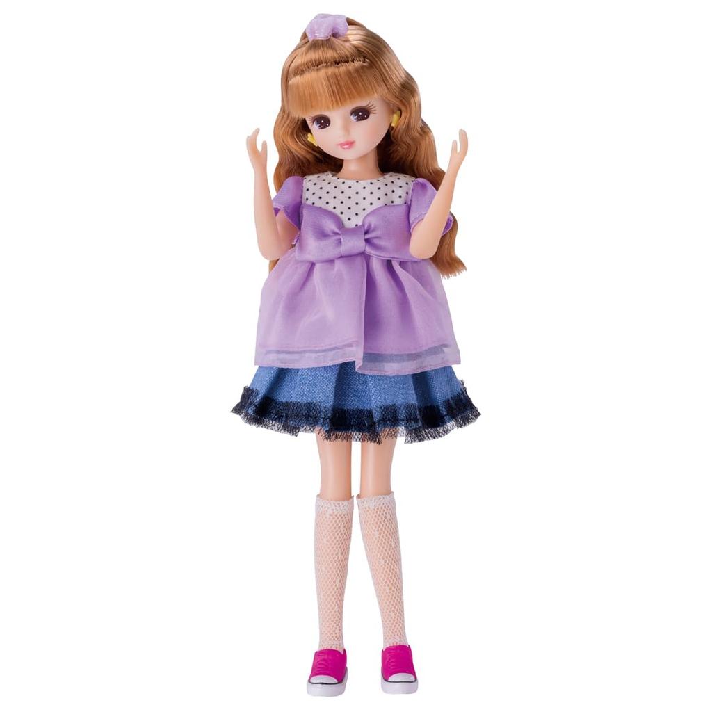 TAKARA TOMY Doll Everyday Style Pretend Play Toy for Ages 3 and Up Licca-chan LD-04 Licca-chan Dress-Up