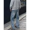 Джинсовые брюки High Street для мужчин, ретро-состаренные, свободные прямые брюки, спортивные брюки с широкими штанинами, модные
