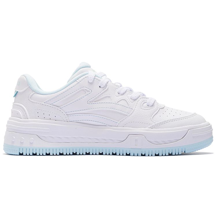 Li Ning Floating Fabric Classic Casual Low-Go Shoes Women sneakers Standard-White AGCS078-1