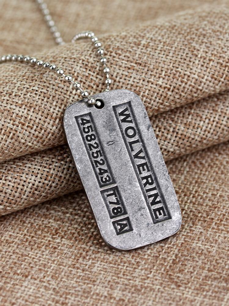 Marvel X-Men Росомахи Подвеска-кулон Собака Ювелирное изделие для мужчины и женщины