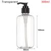 1pc Useful Shampoo Shower Gel Plastic Bottling Shower Gel  Bottles Liquid Pump Container