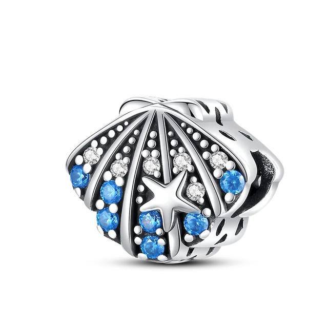 Новый Стерлингового Серебра 925 Galaxy Star Clorful Циркон Клип Подвески из бисера подходят Оригинальные Новые Подвески Браслет Для Женщин DIY Ювелирные Изделия