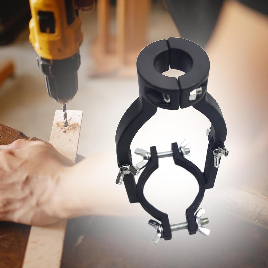 Fixed Drill Holder with Square Hole, Stainless Steel, Quick To Install Or Disassemble, Professional,