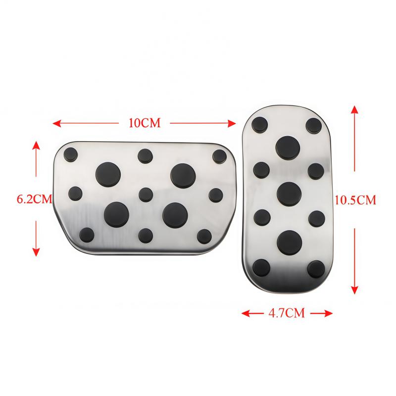 Автомобильные педали для Toyota C-HR CHR 2016 - 2024 из нержавеющей стали педаль газа, педаль тормоза, площадка для отдыха ноги, накладки на педали, аксессуары для АКПП