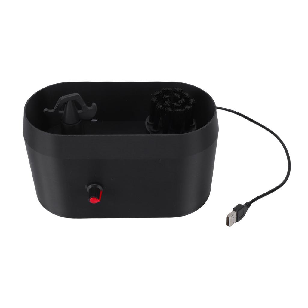 Coffee Portafilter Cleaner USB Powered Coffee Maker Handle Cleaning Brush and Scraper