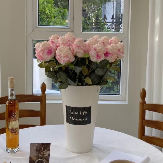 Искусственные розы Реалистичные искусственные цветы с гибкими стеблями Искусственные розы