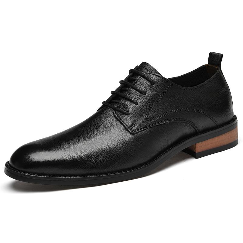 Casual Slip On Formal Leather Men Shoes Men Italian Black Male Loafers Men Shoes Wedding Party Dress Shoes