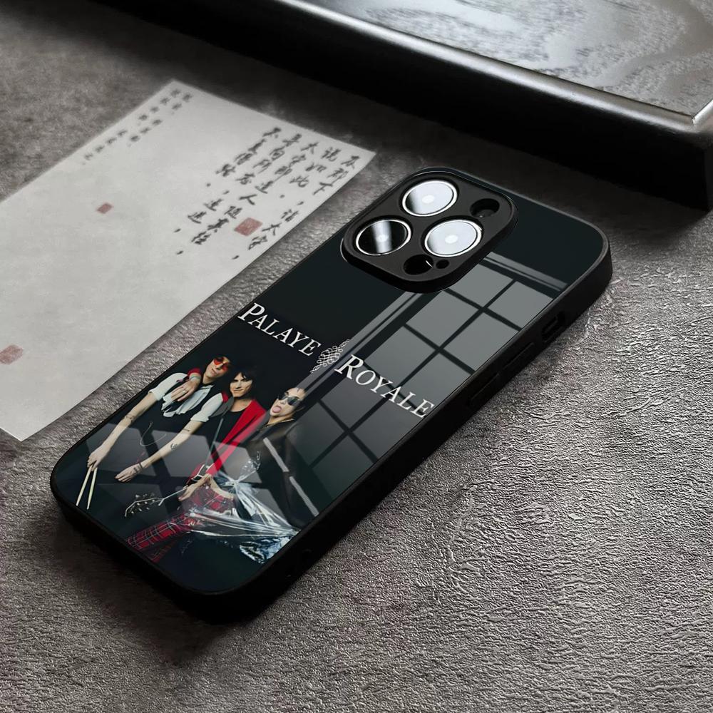 Music Palaye Royale Phone Case For IPhone 16 Pro Max 15 Plus 14 Pro 12 11 13 Mini X XR XS Max 8 7 Plus SE Glass Cover