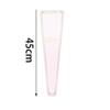 50pcs Transparent Single Rose Sleeves Waterproof Bouquet Packaging Sleeve  Anniversary