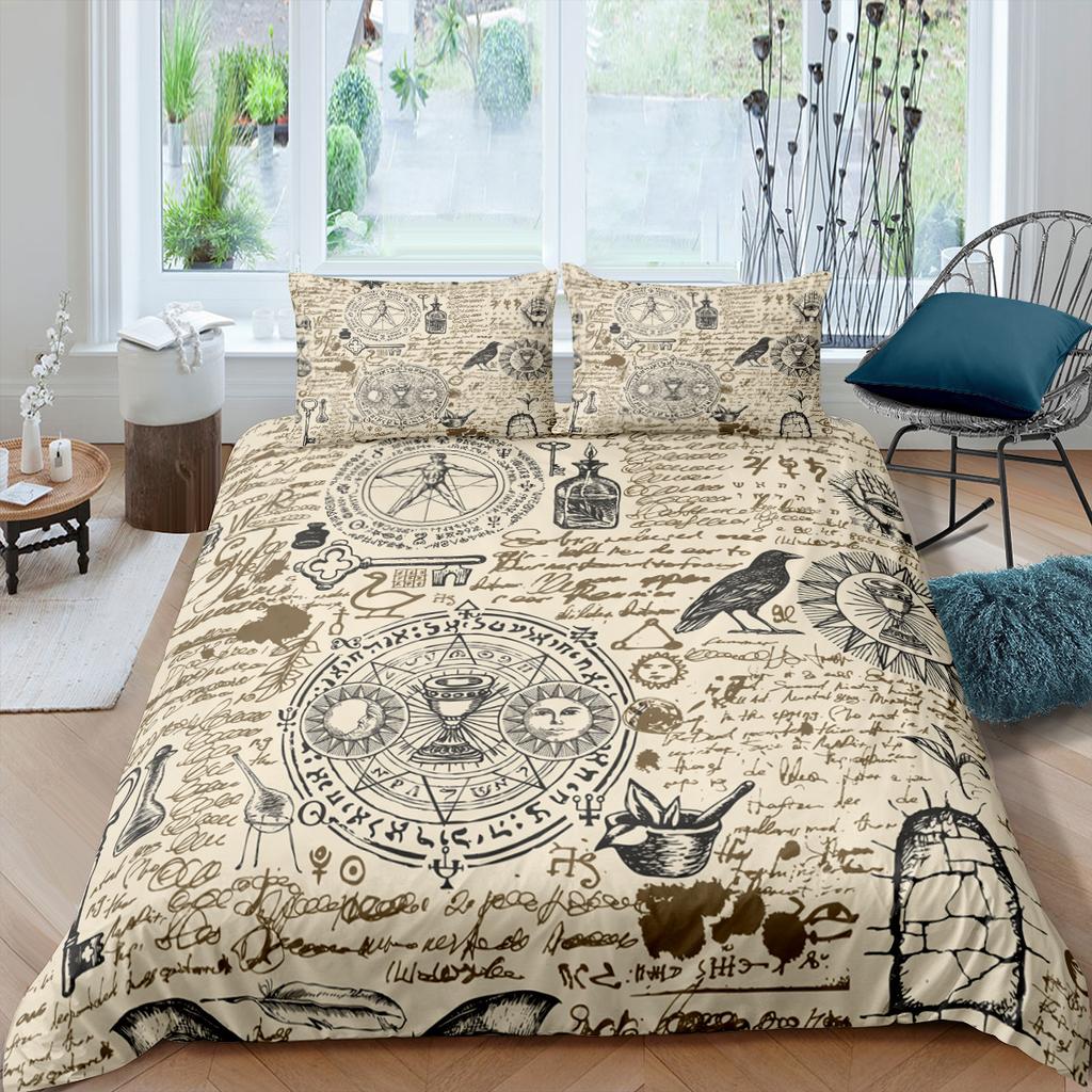 Комплект постельного белья с изображением египетских пирамид, комплект постельного белья в племенном стиле Древнего Египта, винтажный уникальный экзотический стиль, полиэстеровое одеяло для ребенка