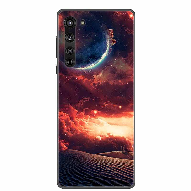 Чехол для Motorola Edge 2020 Животные Силиконовый Мягкий ТПУ Чехол для Телефона Для Moto Edge 5G Funda XT2063-2 Ударопрочный Волк Новый Capa