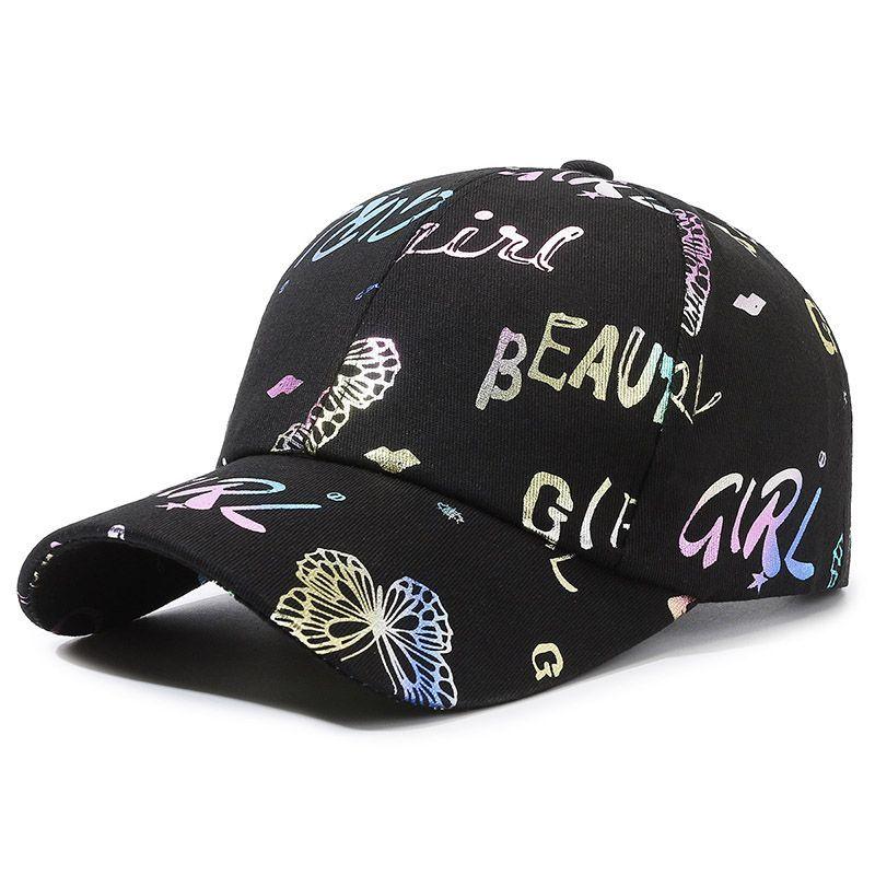 Бейсбольная кепка Sunshade Ins Hip Hop Hat Alphabet Женская кепка Duck Tongue Hat Мужская кепка