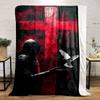 Crusader Dove Red Cross  Printed Blanket for Living Room Bed Couch lunch break Soft Cozy Blanket for Friend's festival Gift