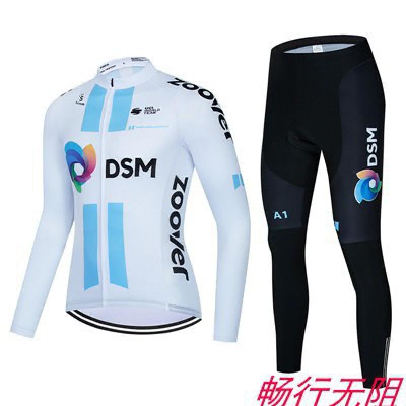 Mens Winter Thermal Fleece Cycling Jersey Set Long Sleeve Warm Bike Riding Apparel Mountain Road