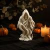 Фигурка для раскрашивания своими руками, 3D-печатная статуэтка Жнеца-призрака, Готическая фигурка скелета, Аксессуар для миниатюрного пейзажа, Белая заготовка для скульптуры, Хэллоуин