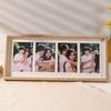8X20 Wood Picture Frame - 8X20 Photo Frame With Mat Display 4Pcs 4X6 Photos, 4X6 Picture Frame Wood