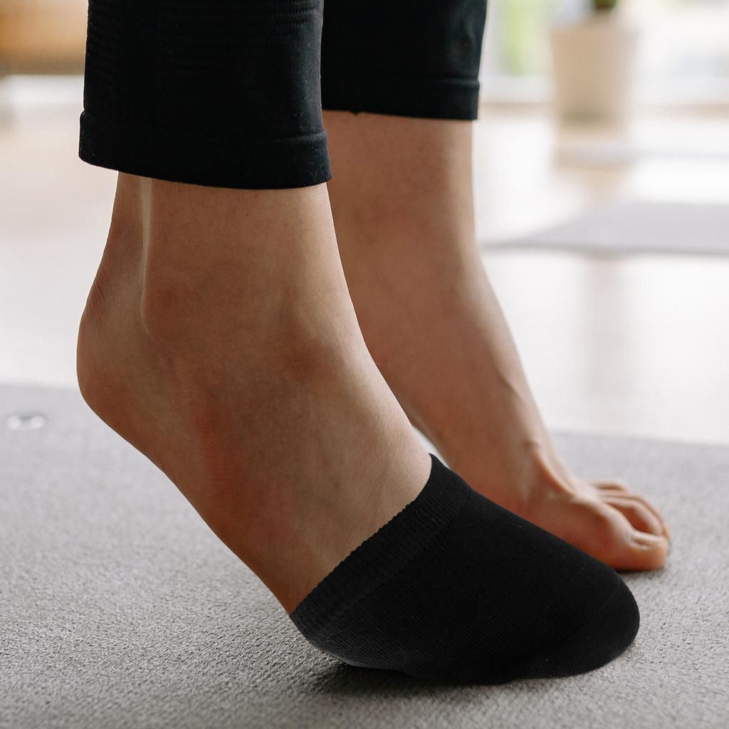 10 пар женских носков с полупальцами, бесшовные носки-мюли с захватом, нейлон для женских мюлей