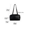 PU Leather Suede Boston Bag Frosted Women Handbag Ins PU Bowling Bag  Shopping