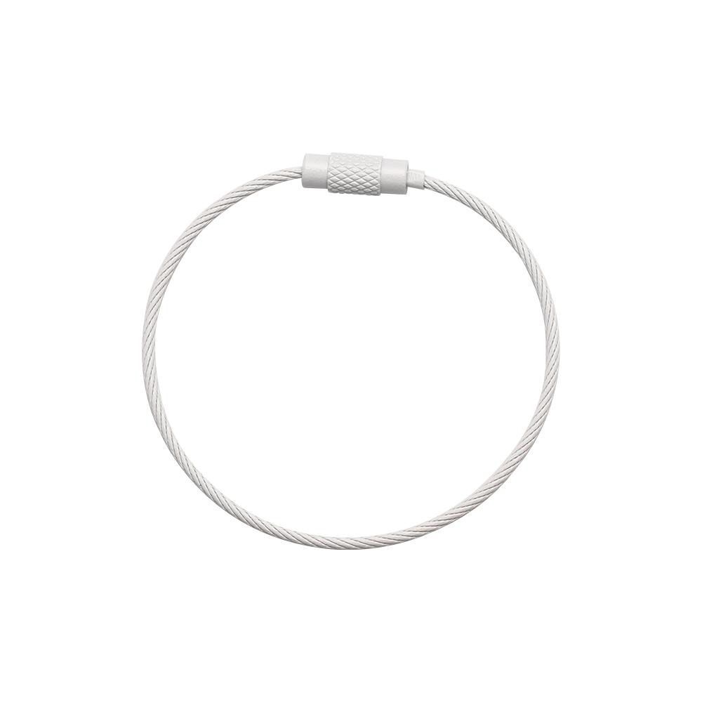 10 шт. 1,5*150 мм Держатель Петля Круглый На Открытом Воздухе Лагерь Кабель Проволока Брелок Веревка EDC Брелок Винтовой Замок