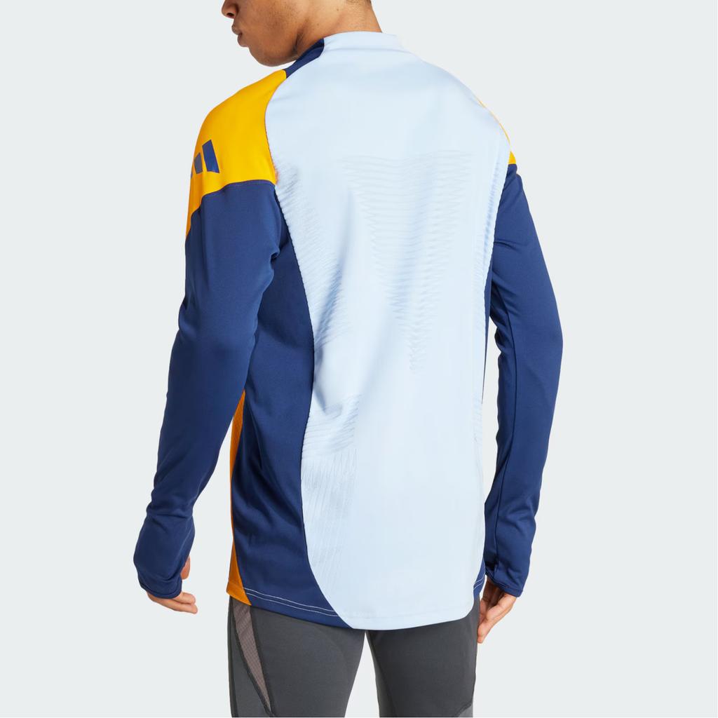 Adidas Футболка мужская Real Madrid Tiro 24 Pro Training с длинным рукавом, ярко-синяя IT5137