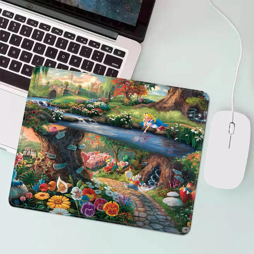 Cute Alices in Wonderland Gaming Mouse Pad XS Small Mousepad For PC Gamer Desktop Decoration Office Mouse Mat Deskmat Rug