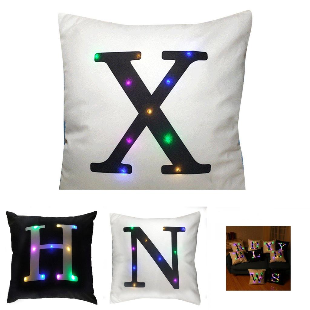 Luminous Glow Cushion Cover With Educational Value And Unique Design For Home Decor