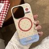 Трехмерный светящийся кристальный яблочный чехол для мобильного телефона 16 iPhone 15 Promax Подходит для 14 Магнитный кронштейн