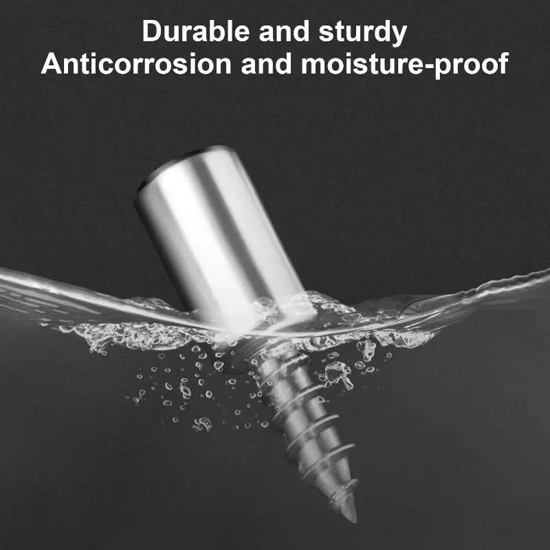 Самонарезающий винт Держатель пластины для гардероба Кронштейны для перегородки шкафа Фиксированные винты Опорные колышки для полок с нескользящей втулкой