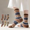 Женские носки Осенние и зимние вязаные мягкие носки для женщин