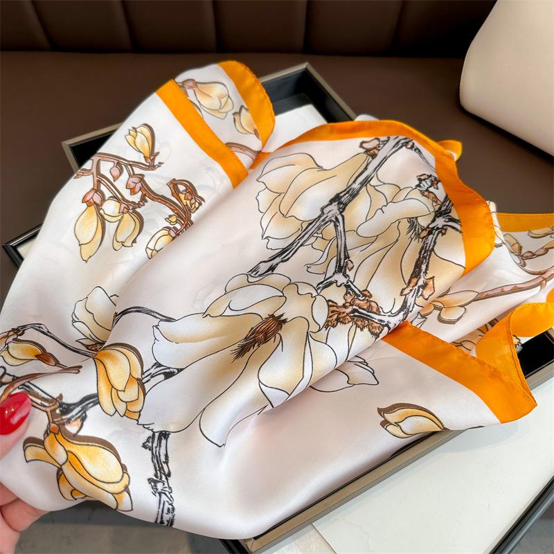 70 * 70 см новый шелковый маленький квадратный шарф для защиты шеи женщин профессиональный шарф универсальный шарф для волос шарф