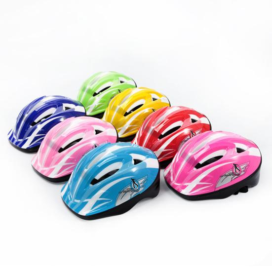 1 комплект, дышащее детское защитное снаряжение, яркий цвет, модный детский велосипедный шлем, защита наколенников и локтей, защита для занятий спортом на открытом воздухе