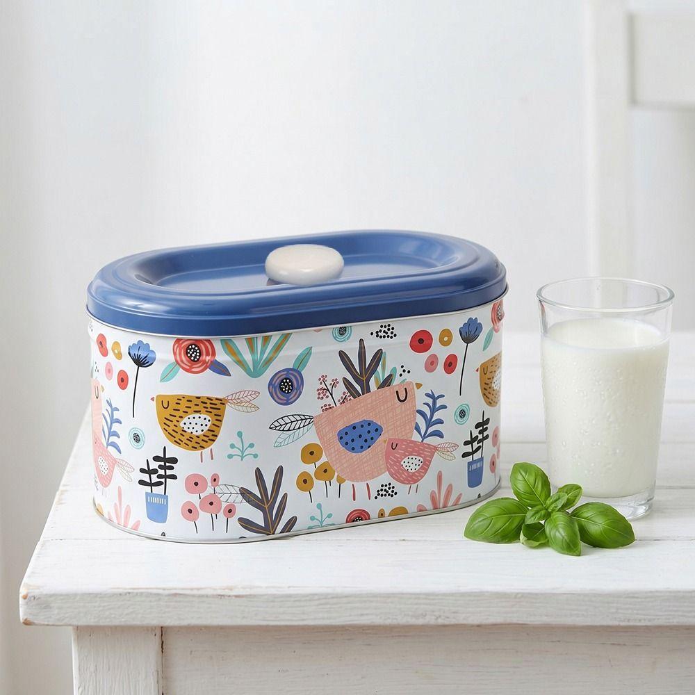 2PCS/SET European Style Tinplate Storage Box Large Capacity Candy Cookie Box Gift Boxes Living Room