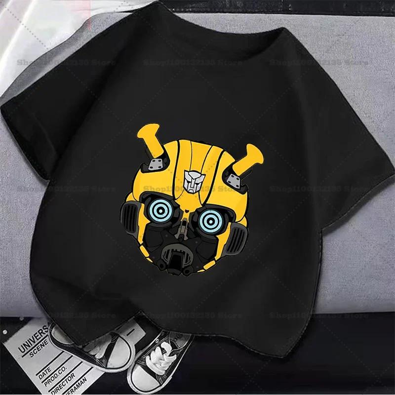 Transformers Kid Clothes Girl Boy Summer TShirt Baby Combination Tees Shirts Kawaii Kid Casual Clothes Girl Boys Harajuku Tops