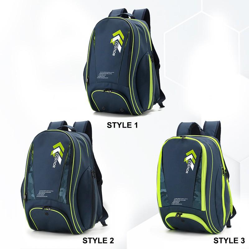 Pickleball Paddle Tennis Badminton Backpack With Separate Shoe Compartment Outdoor Sports