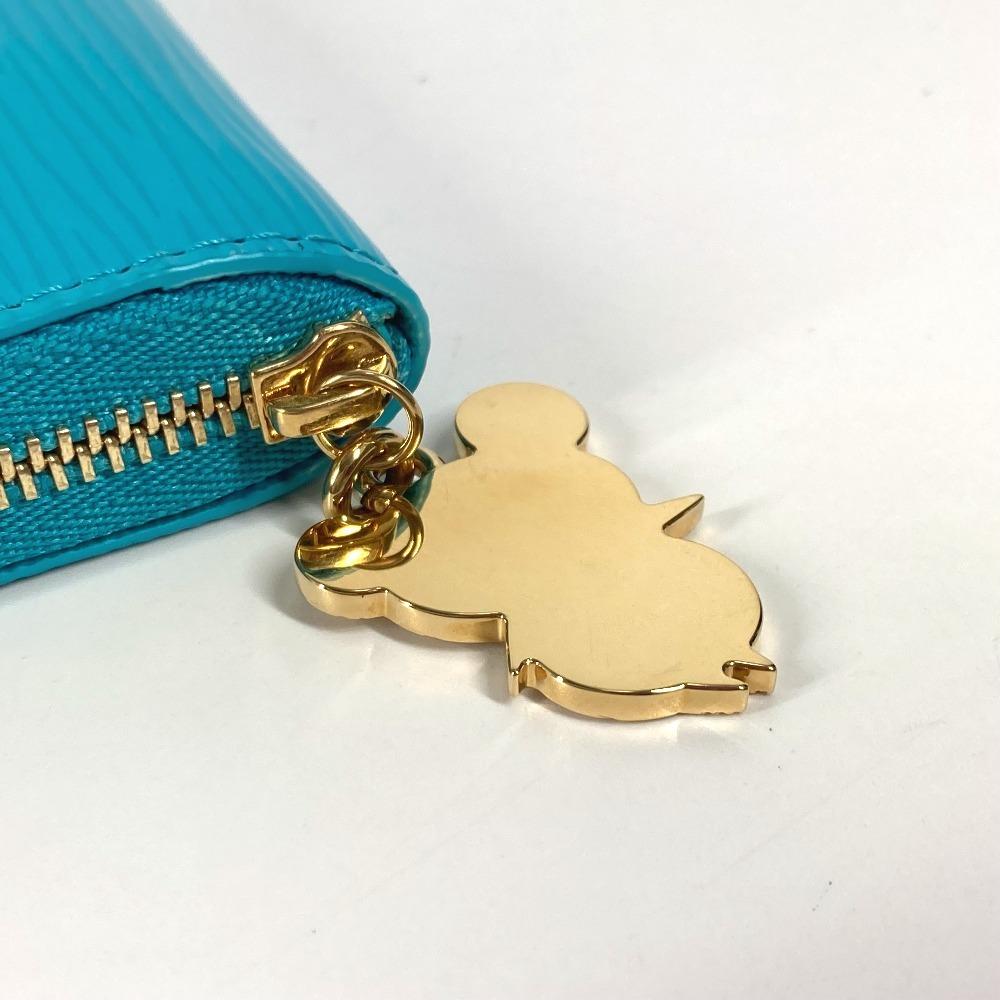 Louis Vuitton M14145 Takashi Murakami Epi zip-around coin purse Wallet blue