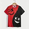 Street Fashion T-Shirt For Men Short Sleeve Hip Hop Print Tee Shirt Handsome Male T Shirt Pullover Man Oversized Clothing 2024