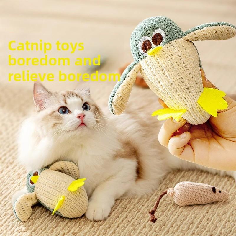 Cute Catnip Cat Toy Self-hi Boredom Relief Artifact Pet Teaser Cat Stick Kitten Kitten Grinding Teeth Cat Supplies