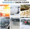 Car Front Windshield Snow Blocking Winter UV & Snow Resistant Protection Anti-freeze Cover Sunshade Built-in Magnetic Suction