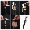 Wine Opener Waiter Corkscrew, Professional Wine Key for Servers, Bartender with Foil Cutter, Manual Wine Bottle Opener Double Hi