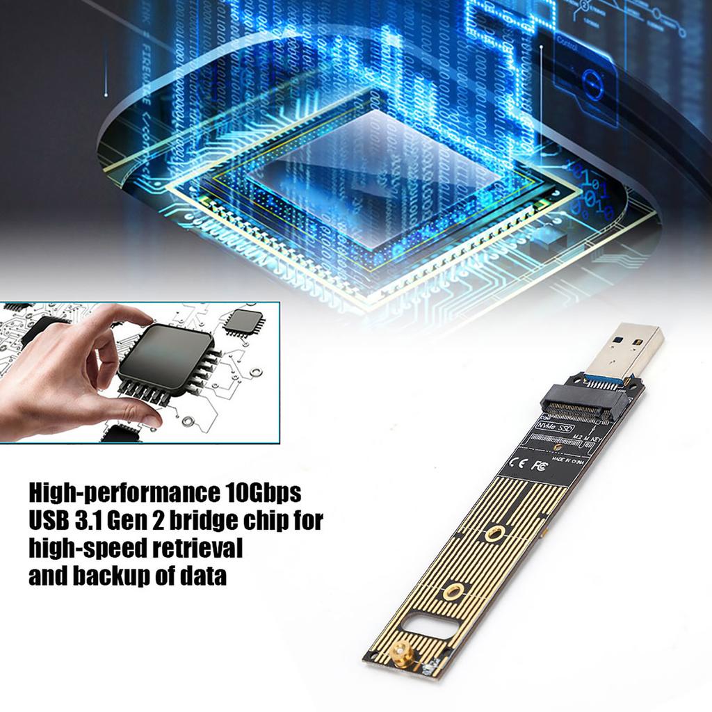 M.2 NVME SSD To USB Adapter Board Hard Disk Converter Board SSD Adapter Card