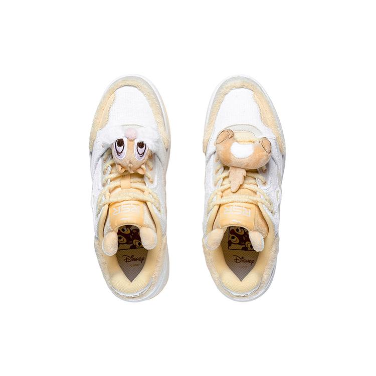 Disney x Li Ning RSR 101 Коллекция Чип и Дейл Нескользящие Устойчивые к истиранию Низкие Скейтбордические кроссовки Женские ABCS108-3