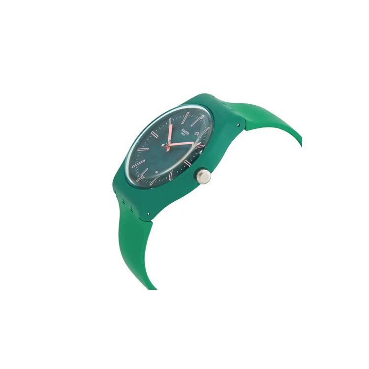 Swatch Унисекс 41 мм Зеленые часы SO29G100 SO29G100