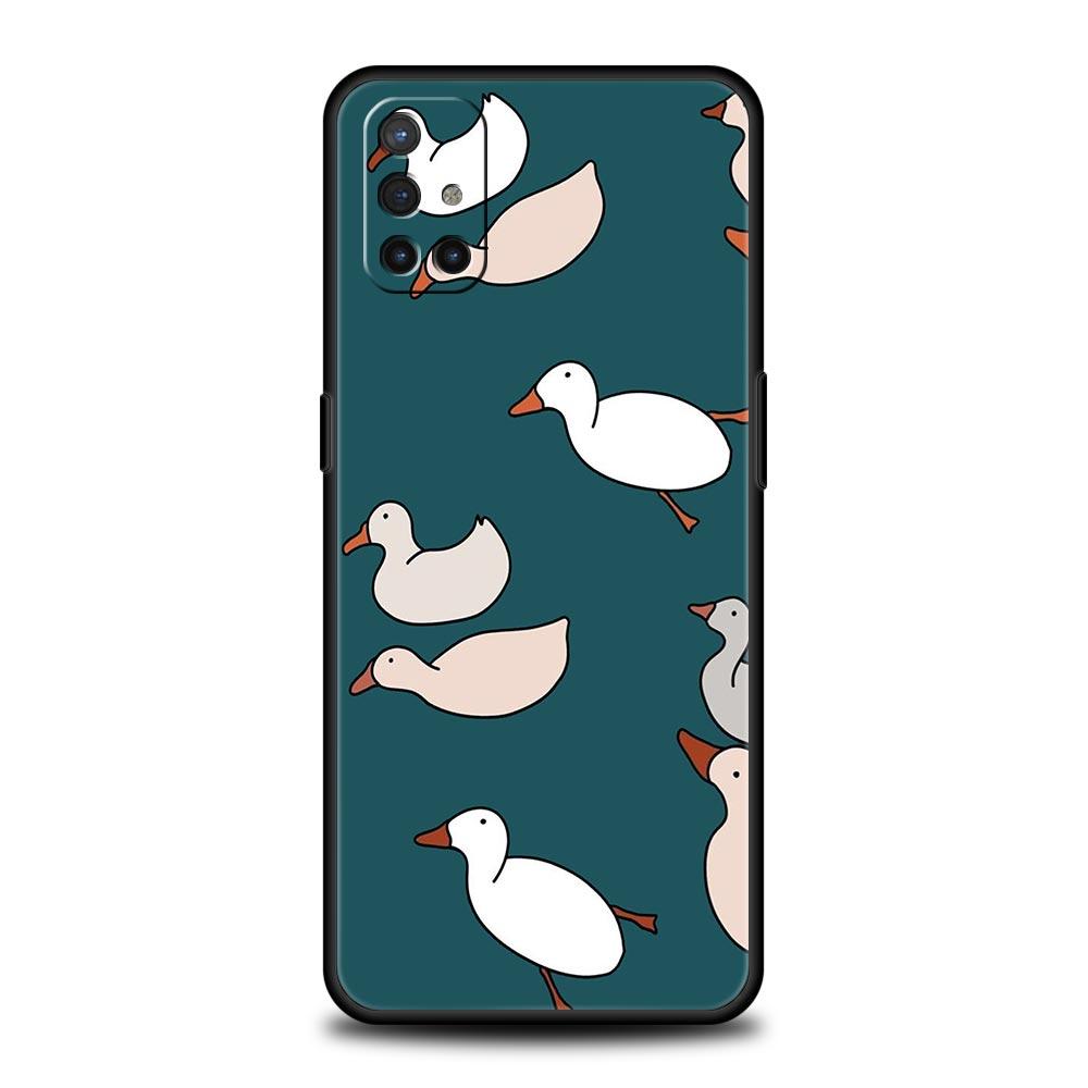 Phone Case For OnePlus 12 11 10 9 Pro 9T 12R 10R 9R 9RT 10T 8T 8 7 6T 7T Nord 2T CE 2 5G N200 N10 Cover Cartoon Duck Goose Game